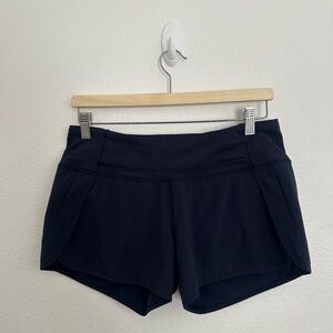 Lululemon Speed Up Shorts - Navy - Size 6